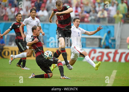 Per Mertesacker of Germany. USA v Germany. Group match. FIFA World Cup ...