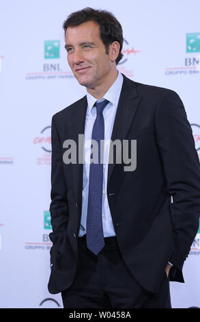 Clive Owen arrives at a photo call for the TV Series 'The Knick' during the 9th annual Rome International Film Festival in Rome on October 17, 2014.   UPI/David Silpa Stock Photo