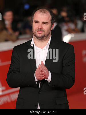 Cedric Anger arrives on the red carpet before the screening of the film 'La prochaine fois je viserai le coeur (Next Time I'll Aim for the Heart' at the 9th annual Rome International Film Festival in Rome on October 20, 2014.   UPI/David Silpa Stock Photo