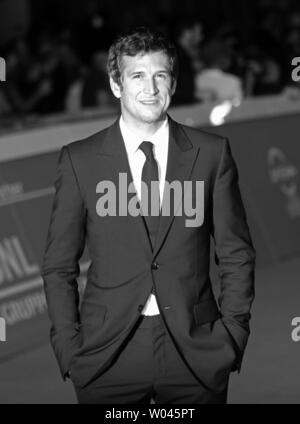 Guillaume Canet arrives on the red carpet before the screening of the film 'La prochaine fois je viserai le coeur (Next Time I'll Aim for the Heart' at the 9th annual Rome International Film Festival in Rome on October 20, 2014.   UPI/David Silpa Stock Photo