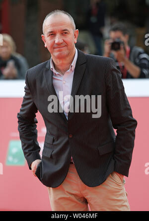 Philippe Claudel arrives on the red carpet before the screening of the film 'Une Enfance (A Childhood)' at the 10th annual Rome International Film Festival in Rome on October 19, 2015.   Photo by David Silpa/UPI Stock Photo