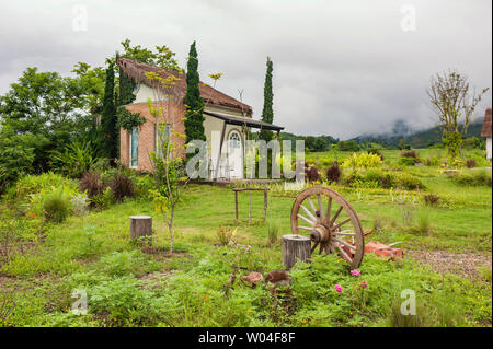 High-definition picture of pastoral scenery in northern Thailand Stock Photo