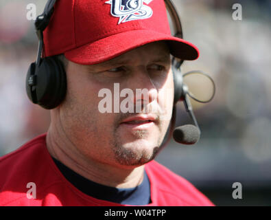 Team USA starting pitcher Roger Clemens throws against Team South Africa in  the World Baseball Classic game in Scottsdale, AZ March 10, 2006. (UPI  Photo/Will Powers Stock Photo - Alamy