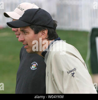 Commedian Ray Romano participates in the Stan Humphries Charity Golf Tournament in Del Mar California, April 24, 2005. (UPI Photo/John Hardick) Stock Photo