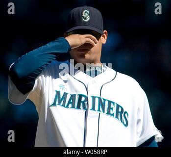 Seattle Mariners Felix Hernandez Game Used 2018 White Jersey (5/29/18)