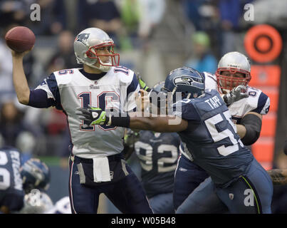 Seattle Seahawks defensive end Darryl Johnson (40) defends against the San  Francisco 49ers during an NFL football game, Sunday, Sept. 18, 2022 in  Santa Clara, Calif. (AP Photo/Lachlan Cunningham Stock Photo - Alamy