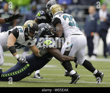 Seattle Seahawks cornerback Richard Sherman (25) against the New Orleans  Saints during an NFC divisional playoff NFL football game in Seattle,  Saturday, Jan. 11, 2014. (AP Photo/Ted S. Warren Stock Photo - Alamy