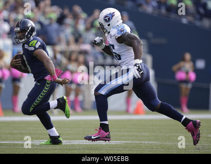 Tennessee Titans defensive end Kamerion Wimbley (95) during NFL football  camp at Titans' headquarters Tuesday, July 31, 2012 Nashville, Tenn. (AP  Photo/Wade Payne Stock Photo - Alamy