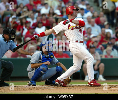 September 4, 2004: Jim Edmonds hits his 300th career home run