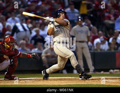 San Diego Padres right fielder Brian Giles hits a grand slam home run in  the 4th inning to win the game against the New York Mets at Petco Park in  San Diego