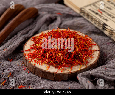 Chinese medicinal safflower Stock Photo