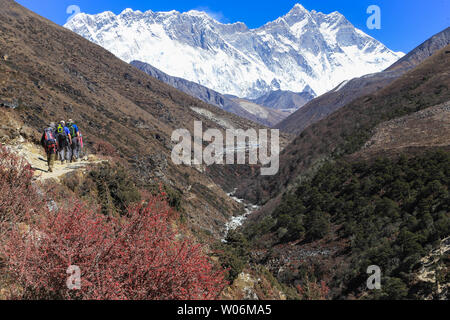 Everest Base Camp Trek, Sagarmatha National Park, Nepal Stock Photo