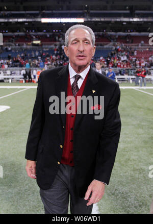 Atlanta Falcons owner Arthur Blank walks off the field after a 34-17 win over the St. Louis Rams at the Edward Jones Dome in St. Louis on November 21, 2010.   UPI/Bill Greenblatt Stock Photo