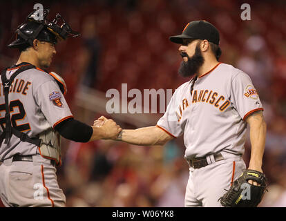 San Francisco Giants relief pitcher Brian Wilson during spring