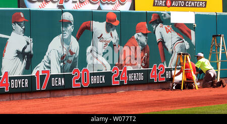 New York Mets coach Howard Johnson watches his team take on the St. Louis  Cardinals at Busch Stadium in St. Louis on July 1, 2008. The Mets won the  game 7-4. (UPI