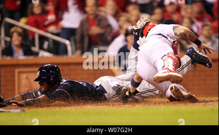 Brewers catcher Lucroy a hit with Greenville boy