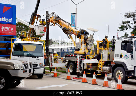 ELEVATED WORK PLATFORMS Stock Photo