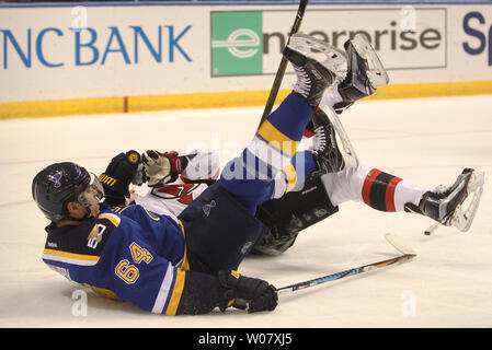 New Jersey Devils' Damon Severson plays during an NHL hockey game ...