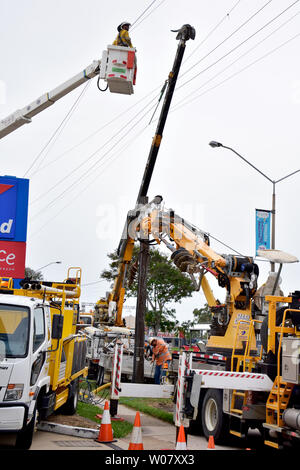 ELEVATED WORK PLATFORMS Stock Photo