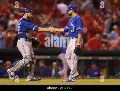 Toronto Blue Jays left fielder Daulton Varsho (25) during the MLB game  between the Toronto Blue Jays and the Houston Astros on Tuesday, April 18,  2023 Stock Photo - Alamy