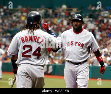 Tampa Bay Rays Manny Ramirez plays in a game against the Baltimore Orioles  Tropicana Park in St.Petersburg,Florida.April 3,2011( AP Photo/Tom DiPace  Stock Photo - Alamy