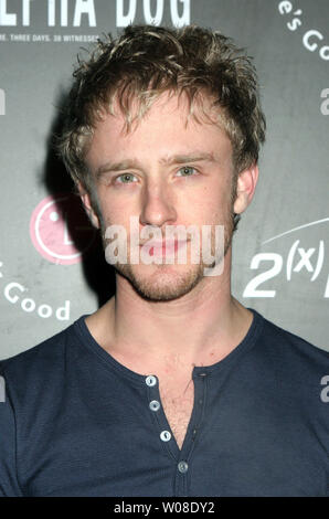 Actors Ben Foster arrive to the premiere of the movie Alpha Dog, at the 2006 Sundance Film Festival in Park City, Utah. (UPI Photo/Kevin Dietsch) Stock Photo