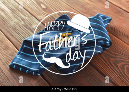 Composite image of happy fathers day Stock Photo