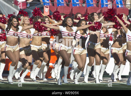 San Francisco 49ers Gold Rush entertain before the 49ers take on the St.  Louis Rams at Candlestick Park in San Francisco on November 11, 2012.  UPI/Terry Schmitt Stock Photo - Alamy