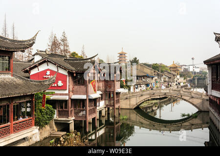 Qibao Old Town is a historic area in the Minhang District of Stock ...