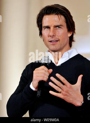 Actor Tom Cruise attends the Japanese premiere for the film 'Knight & Day' in Tokyo, Japan, on September 28, 2010.     UPI/Keizo Mori Stock Photo