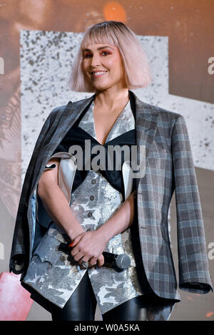 (L-R)Actress Noomi Rapace attends the Japan premier for the film 'Bright' in Tokyo, Japan on December 19, 2017.     Photo by Keizo Mori/UPI Stock Photo