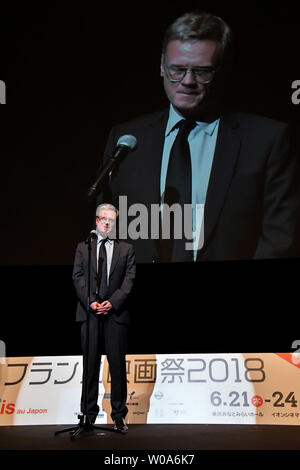 French Ambassador to Japan, Laurent Pic attends the opening ceremony of French Film Festival 2018 in Yokohama, Kanagawa-prefecture, Japan on June 21, 2018.     Photo by Keizo Mori/UPI Stock Photo