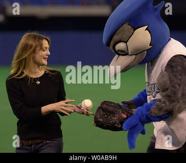 Sports Baseball Team Toronto Blue Jays With Bj Birdy The Mascot