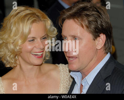 Actor, director and writer Emilio Estevez and his fiancee Sonia Magdevski arrive on the red carpet for the North American premiere of 'Bobby' at Roy Thomson Hall during the Toronto International Film Festival in Toronto, Canada on September 14, 2006.  (UPI Photo/Christine Chew) Stock Photo