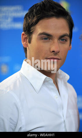 Kevin Zegers attends the Toronto International Film Festival press conference for 'Fifty Dead Men Walking' at the Sutton Place Hotel in Toronto, Canada on September 10, 2008. (UPI Photo/Christine Chew) Stock Photo