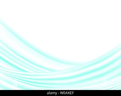 Abstract blue soft wavy background. Stock Vector
