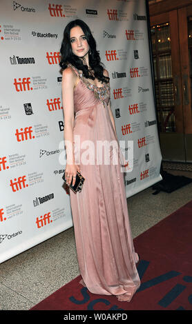 Actor Andrea Riseborough arrives for the Toronto International Film Festival premiere of 'Brighton Rock' at the Winter Garden Theater  in Toronto, Canada on September 13, 2010. UPI/Christine Chew Stock Photo