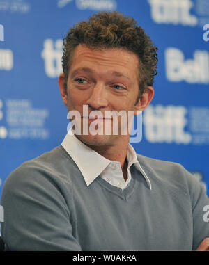 French actor Vincent Cassel attends the Toronto International Film Festival press conference for 'Black Swan' at the Hyatt Regency Hotel in Toronto, Canada on September 14, 2010. UPI/Christine Chew Stock Photo