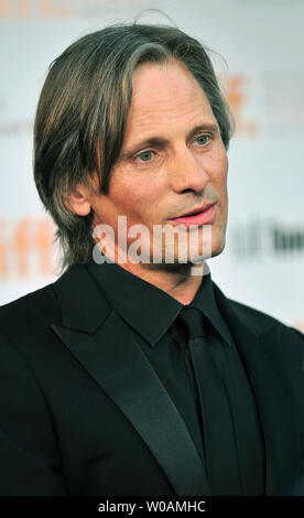 Actor Viggo Mortensen arrives for the world premiere gala screening of 'A Dangerous Method' at Roy Thomson Hall during the Toronto International Film Festival in Toronto, Canada on September 10, 2011.  UPI/Christine Chew Stock Photo