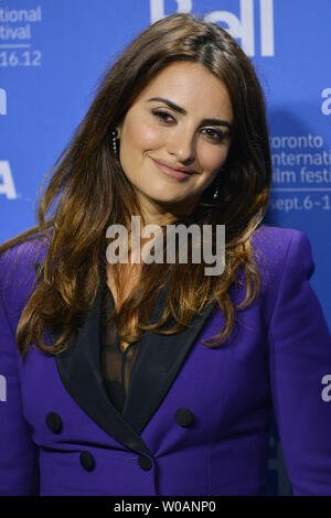 Penelope Cruz attends the photocall for 'Twice Born'  at the Lightbox during the Toronto International Film Festival in Toronto, Canada on September 13, 2012.  UPI/Christine Chew Stock Photo