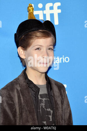 Jacob Tremblay attends the Toronto International Film Festival photocall for 'Burn Your Maps' at TIFF Bell Lightbox in Toronto, Canada on September 15, 2016. Photo by Christine Chew/UPI Stock Photo