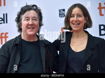 Producers Christine Vachon (L) and Pamela Koffler arrive for the premiere of 'Colette' at the Princess of Wales Theatre during the Toronto International Film Festival in Toronto, Canada on September 11, 2018. Photo by Christine Chew/UPI Stock Photo