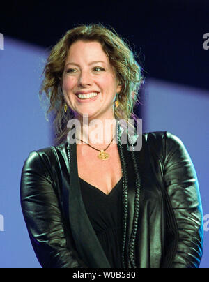 Musician, Sarah McLachlan is inducted into the Canadian Association of Broadcasters' (CAB) Broadcast Hall of Fame in the Music Star category in Vancouver, British Columbia, November 7, 2006. (UPI Photo/Heinz Ruckemann) Stock Photo