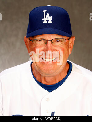 Los Angeles Dodgers bullpen coach Jon Debus during batting practice before  game against the Arizona Diamondbacks at Dodger Stadium in Los Angeles, Cal  Stock Photo - Alamy