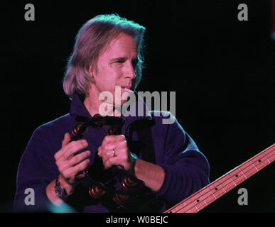 Dale Peters of the James Gang performs at the Viejas Indian Reservation's outdoor theater, as part of the '2006 Concerts in the Park' series in Alpine, CA, on September 9, 2006.   (UPI Photo/Roger Williams) Stock Photo