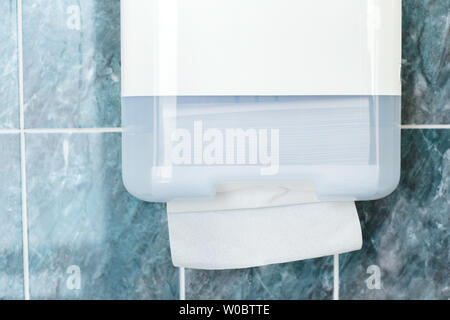 paper towel dispenser Stock Photo