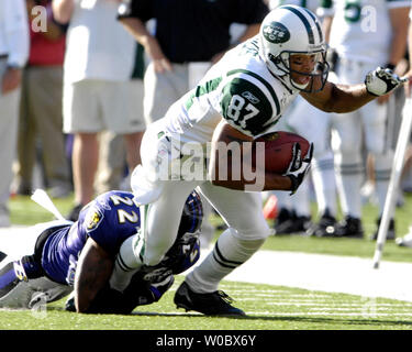 Baltimore Ravens Samari Rolle gets called for pass interference on New York  Giants Plaxico Burress (17) in the second quarter in the end zone at Giants  Stadium in East Rutherford, New Jersey