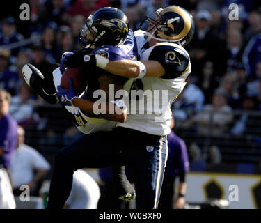 Pittsburgh Steelers wide receiver Nate Washington (85) celebrates after  catching a 17-yard pass for a touchdown as St. Louis Rams cornerback Corey  Chavous, left, runs past during the first quarter of an