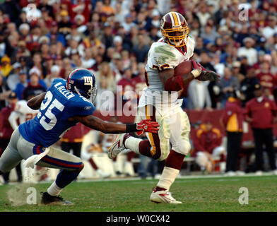 FedEx Field, Landover, Maryland. .Washington Redskins ''hog'' in game  action during NFL prime-time Sunday night football between the Dallas  Cowboys and Washington Redskins. This being the last home game of the season