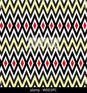 Seamless vector geometric rhombus color pattern background Stock Vector